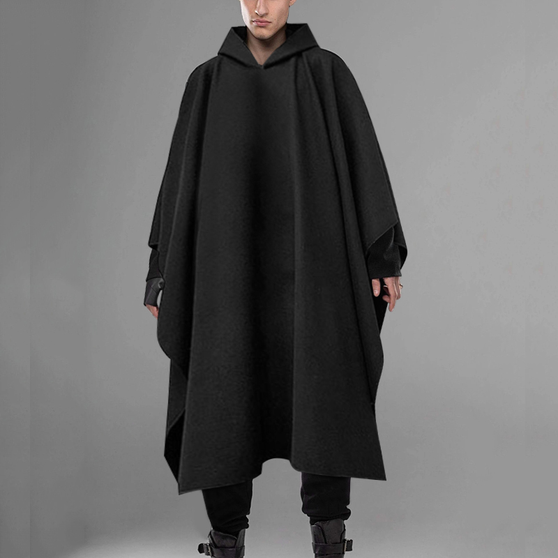 Winter Clothing Gear - INCERUN Fashion Men Cloak Coats Hooded