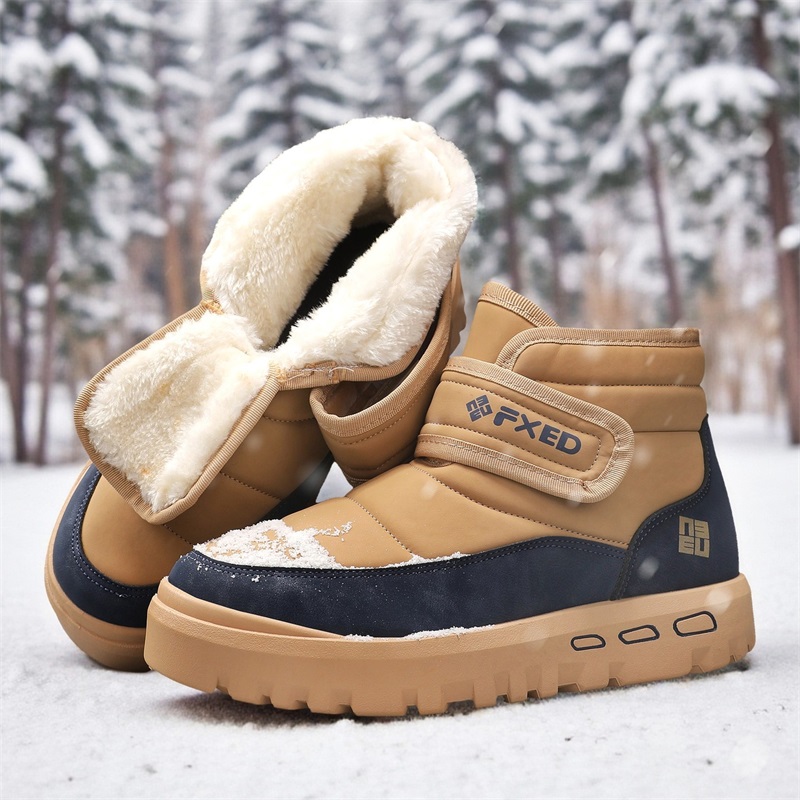 Snow Boot Fur Lined - Autumn and Winter Warm Fur Men's