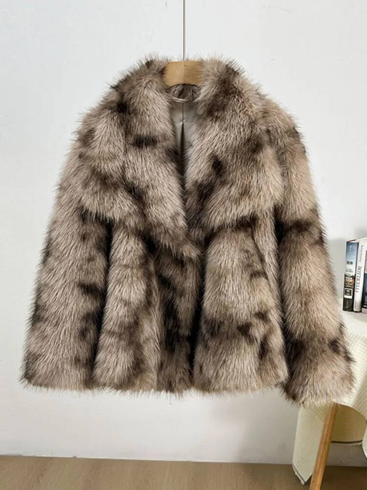 Winter Clothing Taiwan - 2026 Chic Leopard Print Big Collar