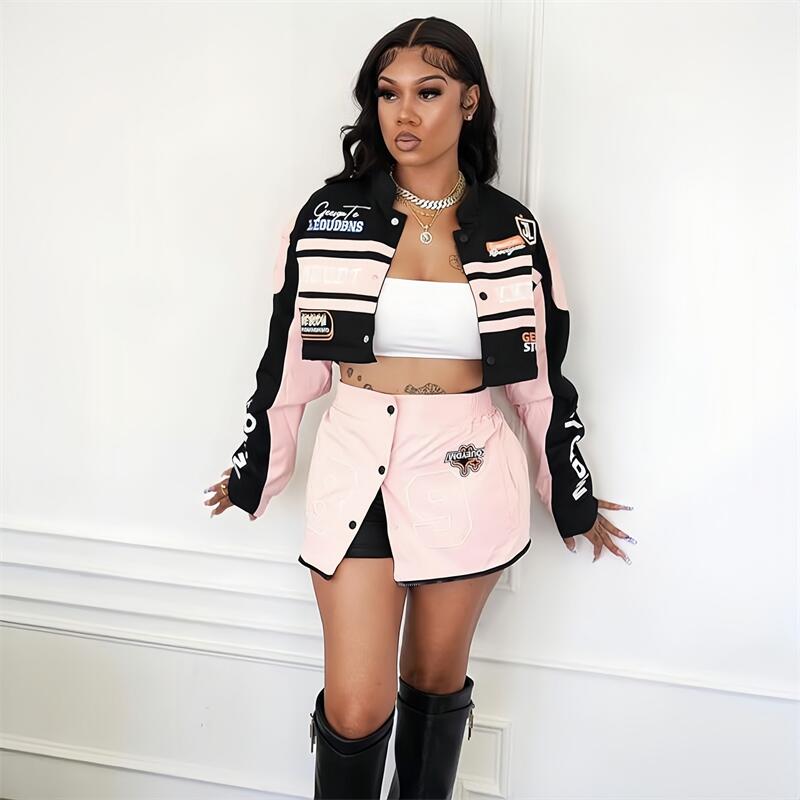 HLJ Letter Print Two Piece Out - Winter Clothing Sale review and price