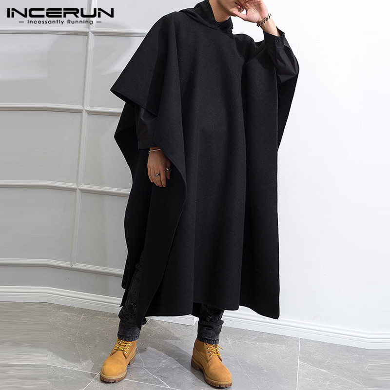 INCERUN Fashion Men Cloak Coat - Winter Clothing Gear review and price