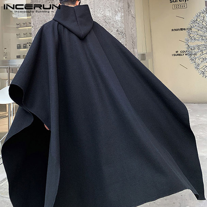INCERUN Fashion Men Cloak Coat - Winter Clothing Gear review and price