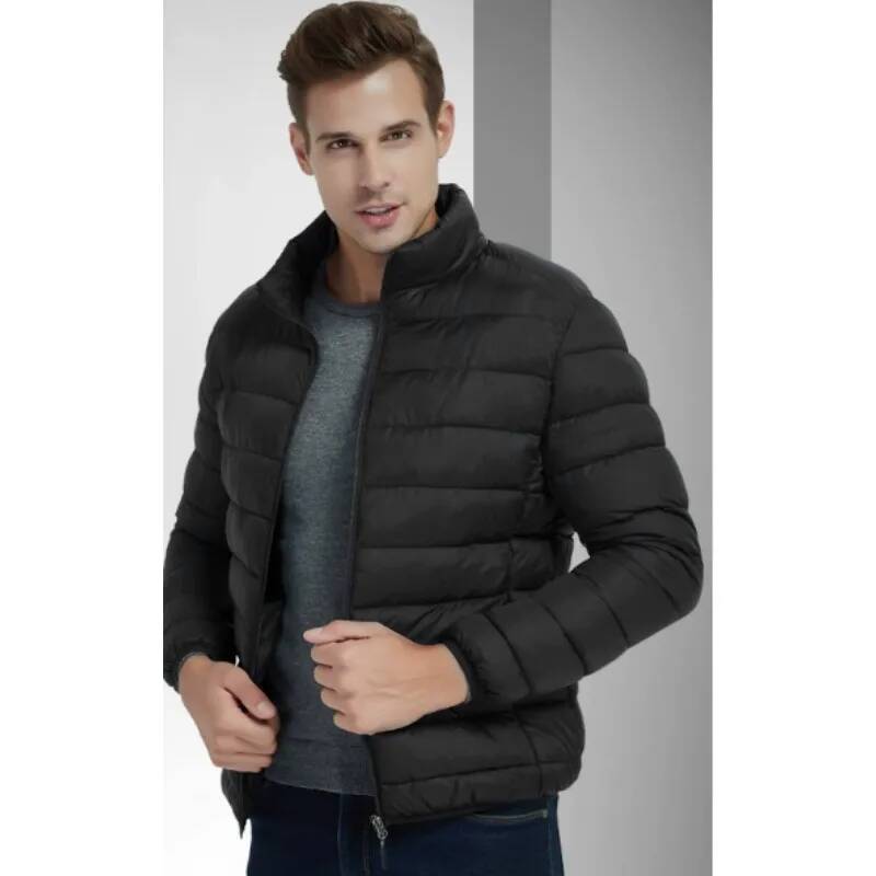 Stand Collar Casual Work Parka - Winter Clothing Taiwan review and price