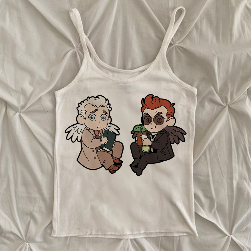 Good OmensY2k Good Omens Print - Zara Winter Clothing Women review and price