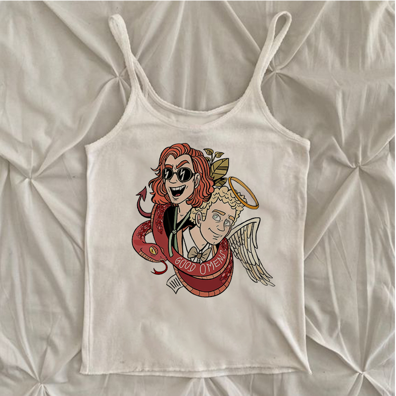 Good OmensY2k Good Omens Print - Zara Winter Clothing Women review and price
