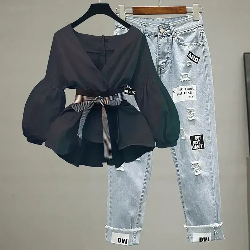 Women Elegant V-Neck Stripe La - Winter Clothing Sale review and price
