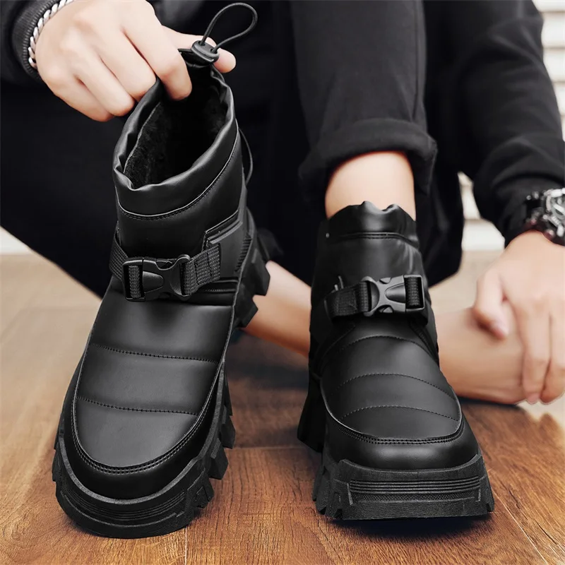 Men's Winter Thick Warm Snow B - Snow Boot Fur Lined review and price