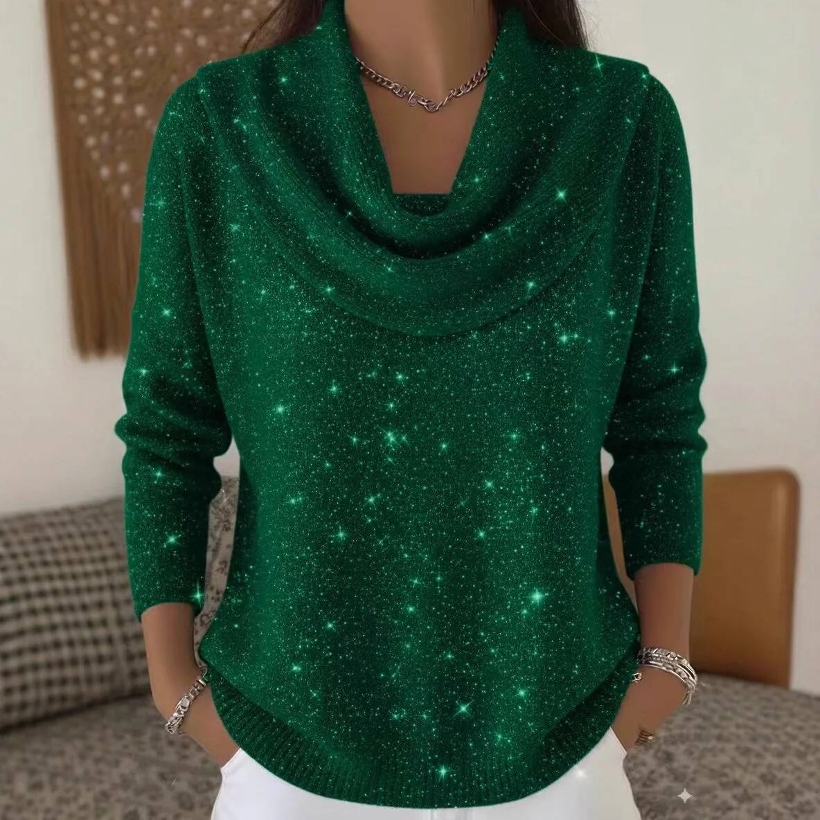 Fashion Sequins Knit Sweater F - Winter Clothing Taiwan review and price