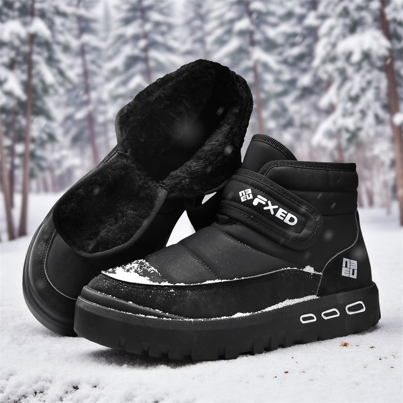 Autumn and Winter Warm Fur Men - Snow Boot Fur Lined review and price