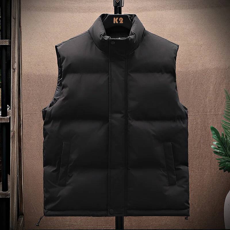 Men Cotton Vest Puffer Sleevel - Winter Clothing Taiwan review and price