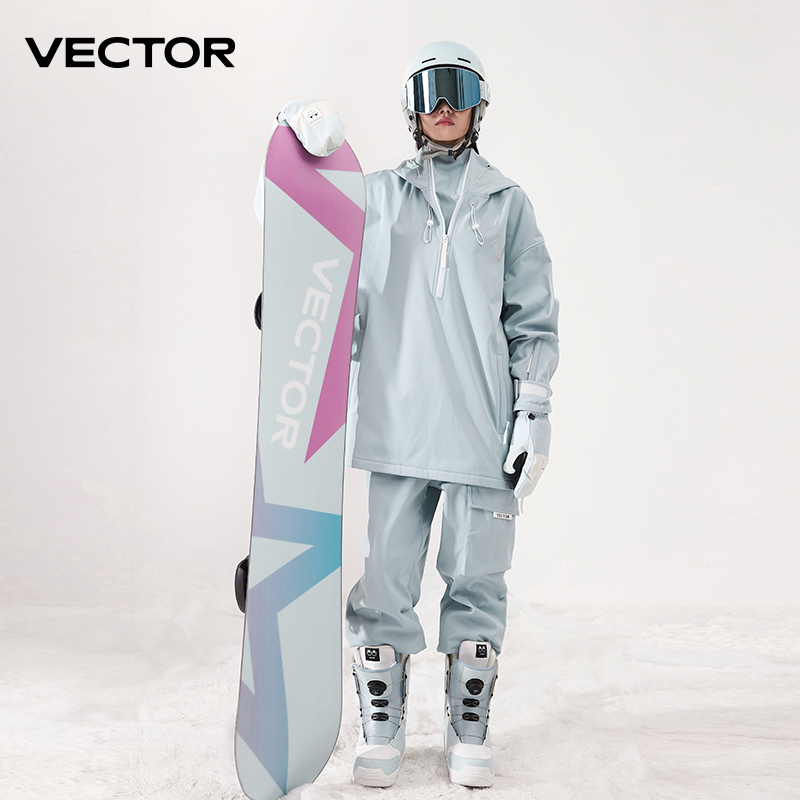 Men Women Solid Color Ski Jack - Winter Clothing Vector review and price