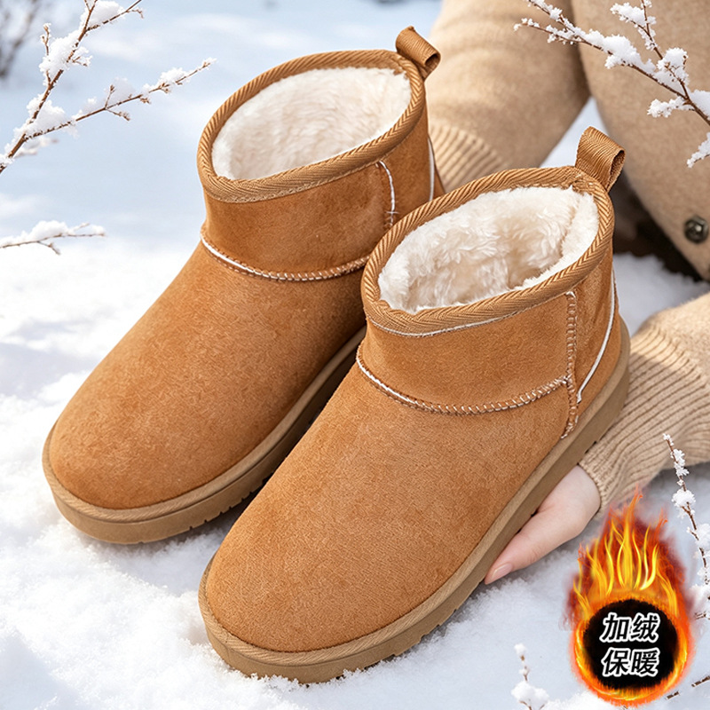 Women Ankle Snow Boots Slip On - Snow Boot Fur Lined review and price