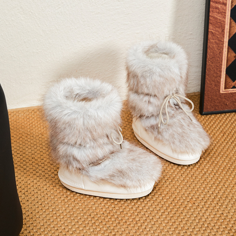 Winter Women Fashion Moon Boot - Snow Boot Fur Lined review and price