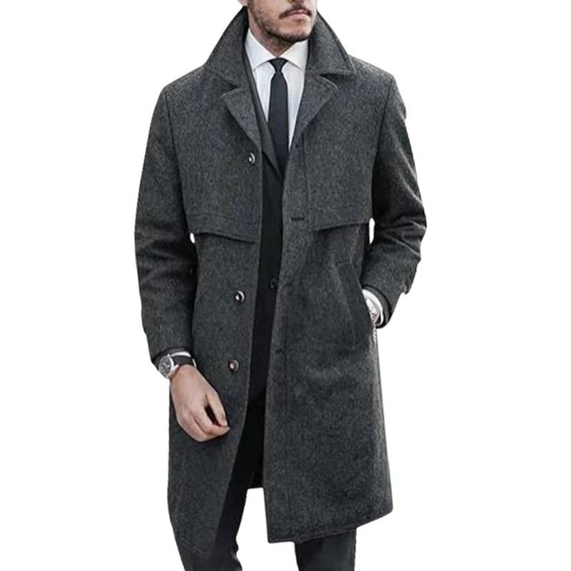 Men's Lapel Coat Office Street - Winter Clothing Taiwan review and price