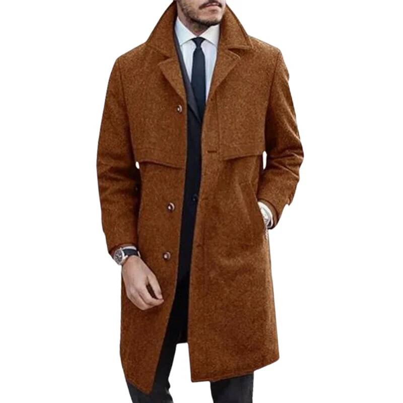 Men's Lapel Coat Office Street - Winter Clothing Taiwan review and price